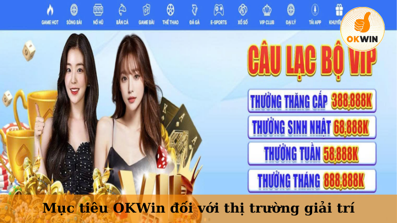 Mục tiêu OKWin đối với thị trường giải trí