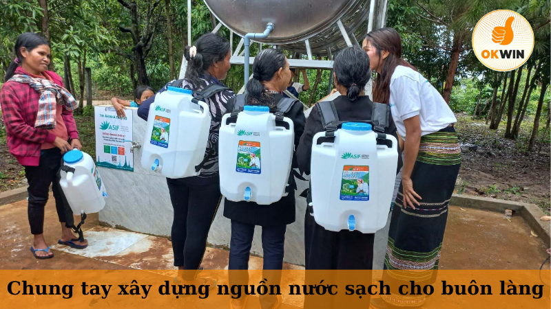 Chung tay xây dựng nguồn nước sạch cho buôn làng