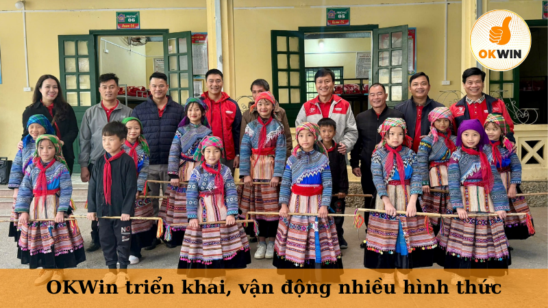OKWin triển khai, vận động nhiều hình thức